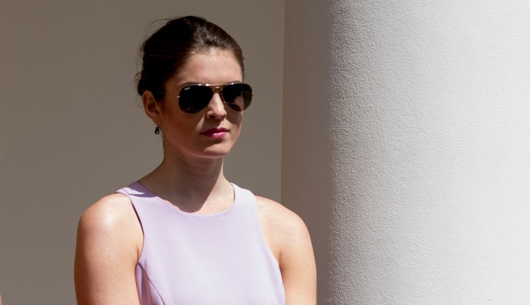 President Trump has offered the job of White House communications director to longtime aide Hope Hicks, according to a new report. (AP Photo/Andrew Harnik)