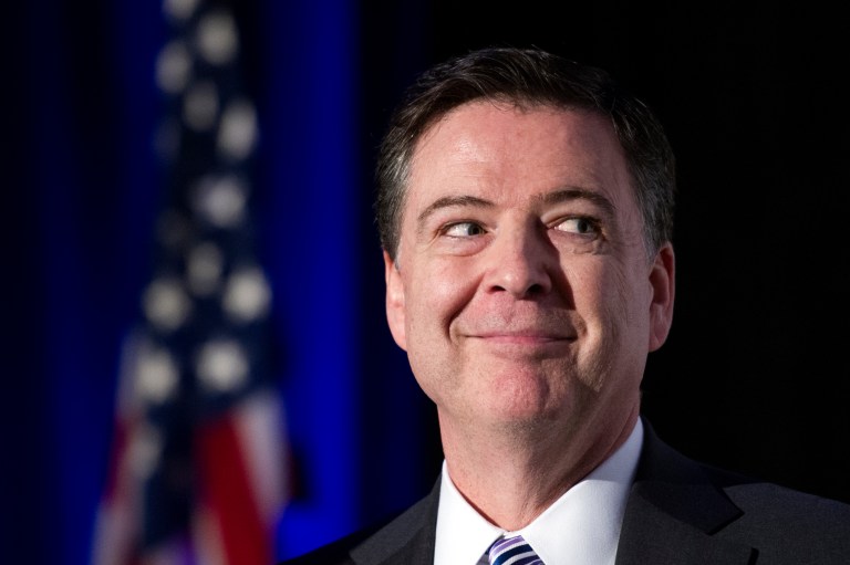 Comey noted that he's on President Trump's favorite social media platform now. (AP Photo/Cliff Owen)