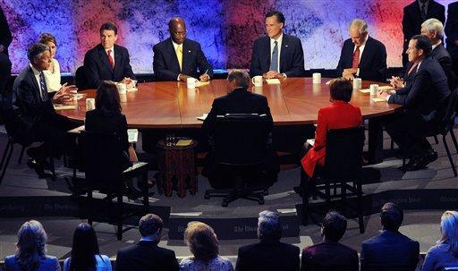 Follow Examiner Campaign2012 team LIVE blogging Bloomberg/WaPo GOP debate