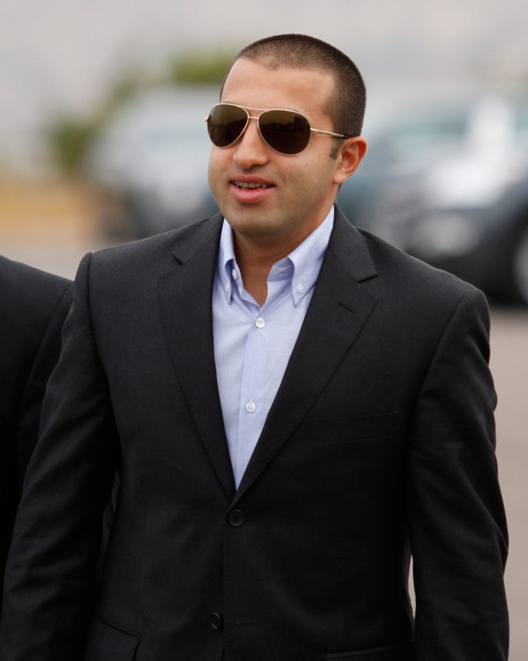   FILE - In this June 30, 2010 file photo, Mosab Hassan Yousef, son of Hamas founder Sheikh Hassan Yousef, walks into his deportation hearing held at the immigration detention center in San Diego. Mosab Yousef, who spied for Israel, has returned on a pro-Israel lecture tour in June 2012. Yousef published a shocking autobiography in 2010 in which he described his decade of service as a secret Israeli agent. (AP Photo/Denis Poroy, File)  