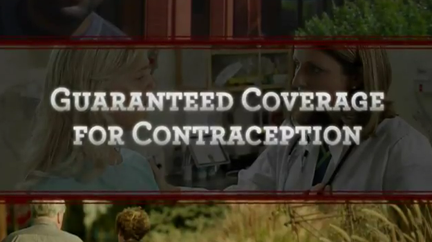 New Obama ad: Contraception? Guaranteed.