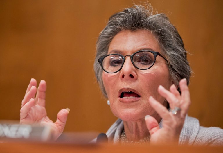 Sen. Barbara Boxer, ranking Democrat on theÂ Environment and Public Works Committee [AP Photo