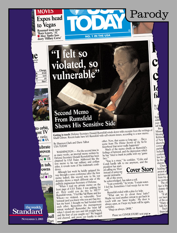 Donald Rumsfeld’s other memo.