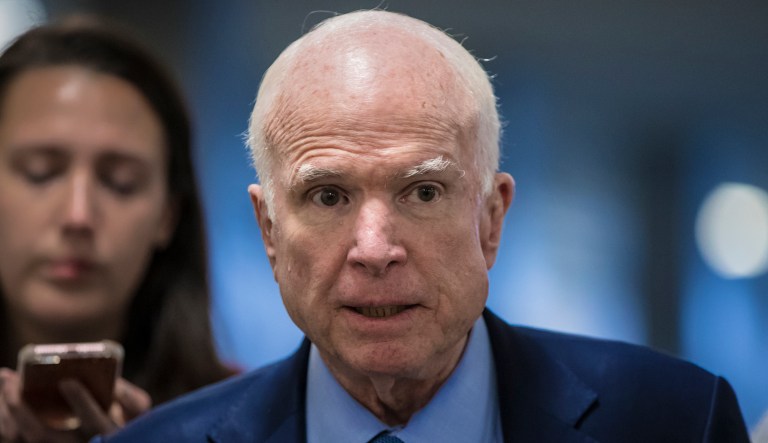 The senator is currently receiving treatment at Walter Reed Medical Center. (AP Photo/J. Scott Applewhite, File)