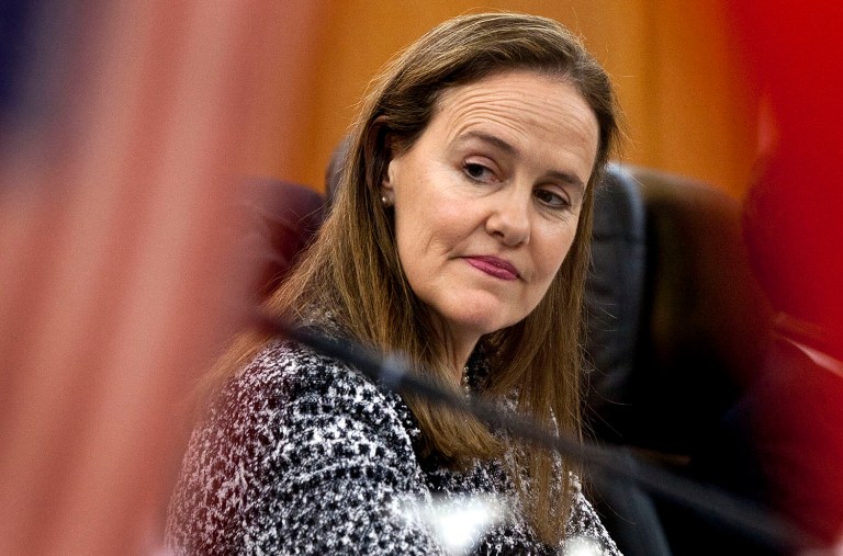 Michele Flournoy has been widely talked about as Hillary Clinton's top pick for secretary of defense if she wins the White House. (AP Photo/Andy Wong, File)
