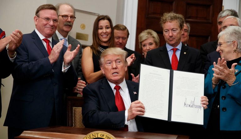 President Trump signed an executive order on healthcare. (AP Photo/Evan Vucci, File)