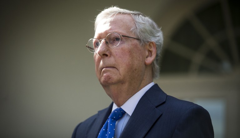 Senate Majority Leader Mitch McConnell says if allegations of Alabama Senate candidate Roy Moore pursuing 14-year-old are true, 