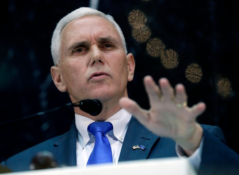 Indiana Gov. Mike Pence (AP/Darron Cummings)