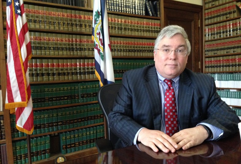 W.Va. Attorney General Patrick Morrisey thinks the Democratic senator is walking 