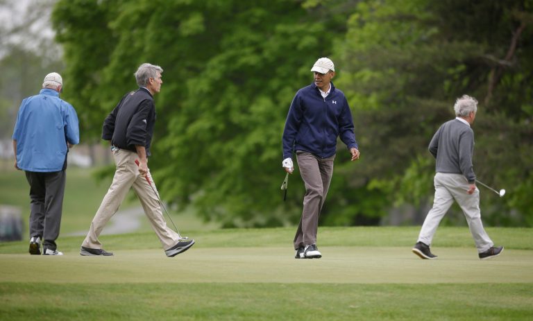Aided by hole-in-one, Chambliss/Corker best Obama/Udall