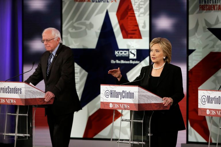 Clinton attributed her enthusiasm for the war to Gadhafi's regime attacking citizens, including Americans. (AP Photo/Charlie Neibergall)