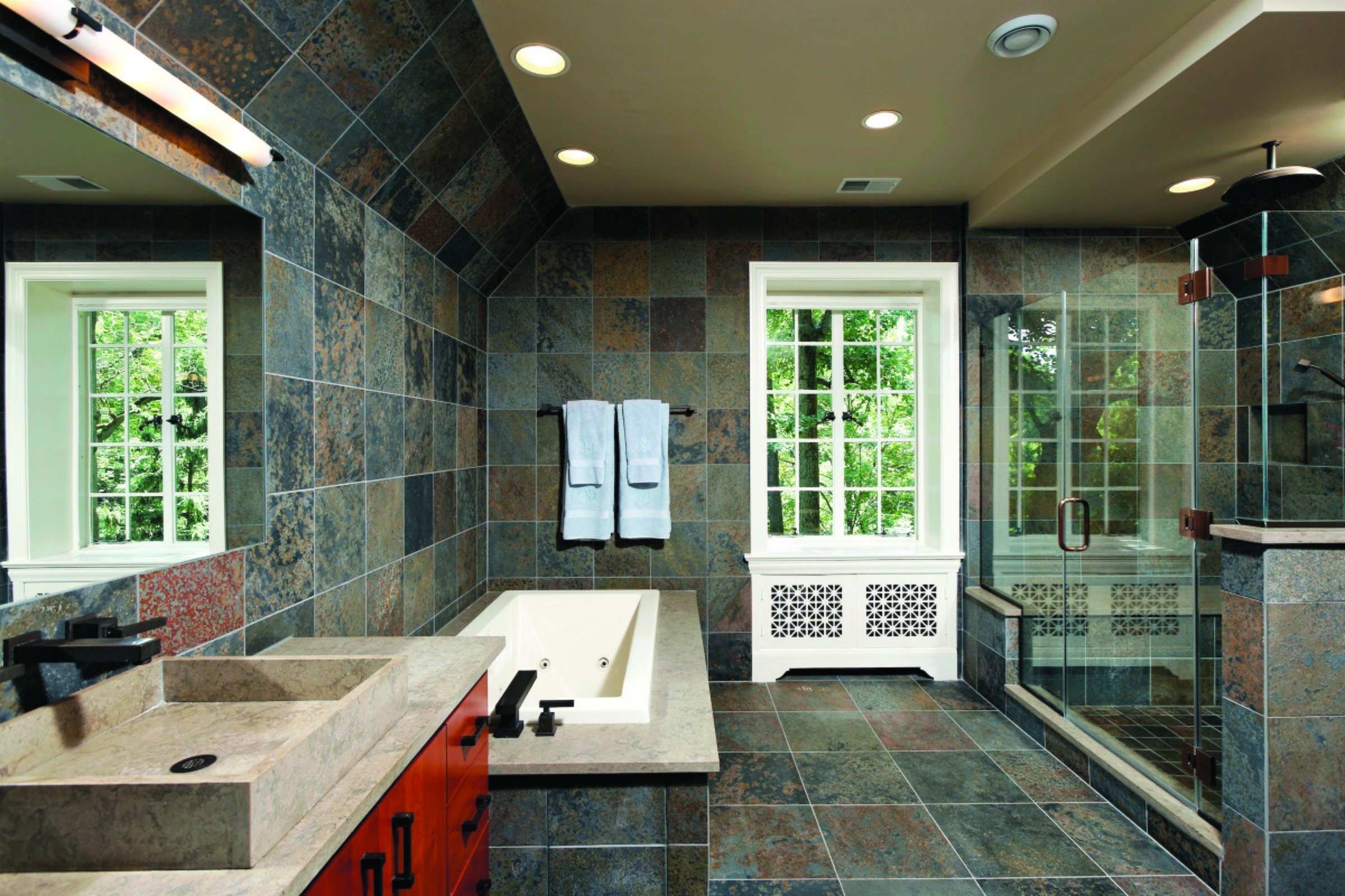 For luxury or practicality, tile fits the bill