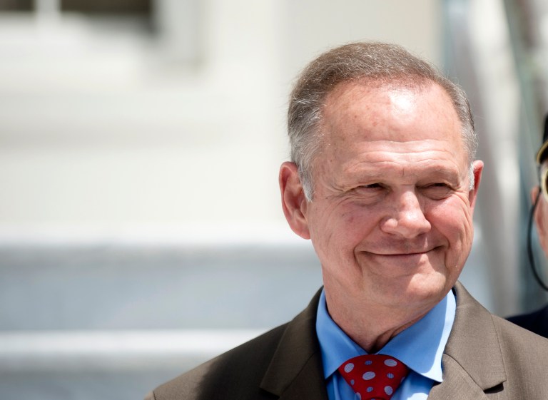 This is not Moore's fist foray into running for public office, he has run unsuccessfully for governor twice. (Albert Cesare/The Montgomery Advertiser via AP)