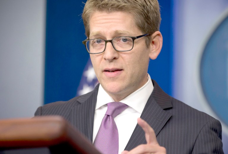 Carolyn Kaster/AP
White House Press Secretary Jay Carney said a bipartisan immigration compromise Ã¢â¬Åwould constitute a breakthrough.Ã¢â¬Â