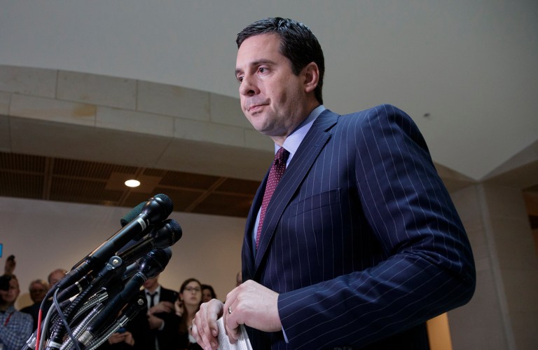 House Intelligence Committee Chairman Devin Nunes, R-Calif., has decided to step away from the Russia investigation. (AP Photo/J. Scott Applewhite)