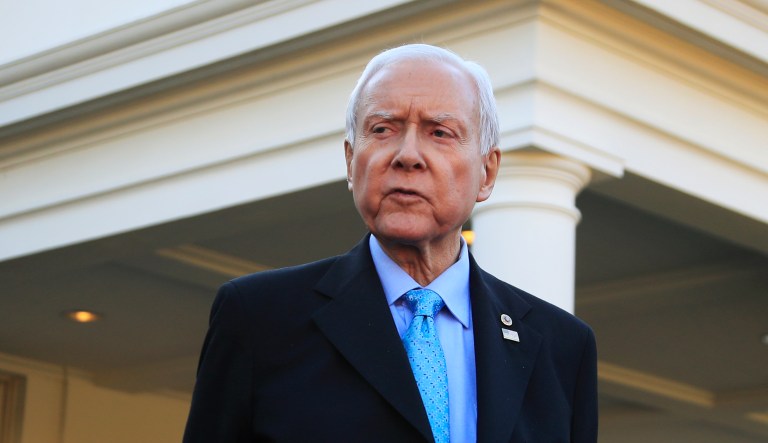 Former GOP presidential nominee Mitt Romney has emerged as a potential contender for Hatch's Senate seat should the Senate Finance Committee chairman decide to leave Congress after next year. (AP Photo/Manuel Balce Ceneta)