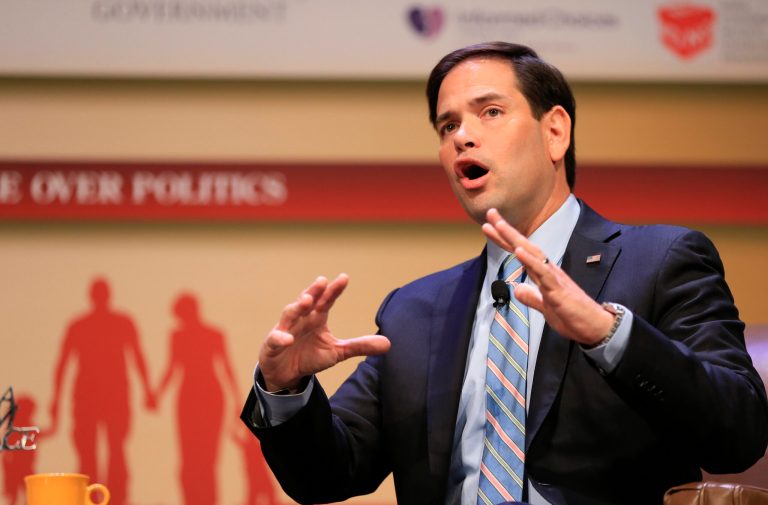 According to Rubio, Obama's acquiescence to Iran has increased the difficulty of preventing the Muslim country from developing a nuclear weapon, but not impossible.Â (AP Photo/Nati Harnik)