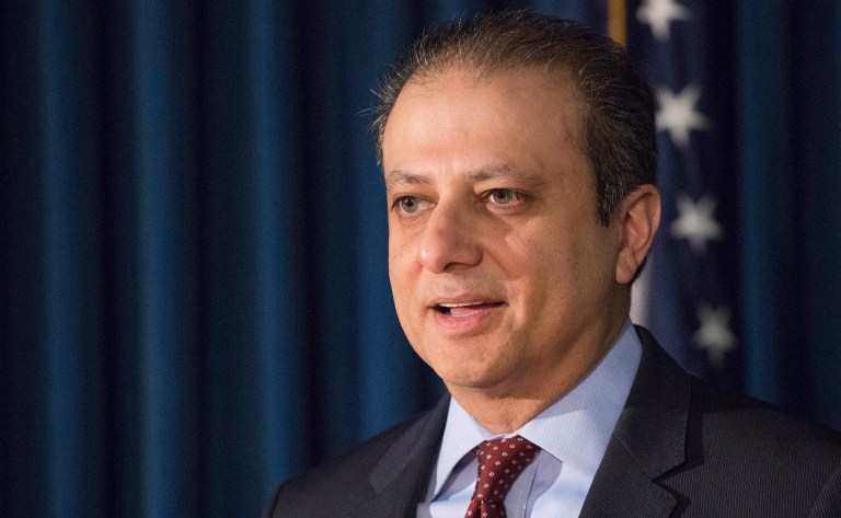 Manhattan U.S. Attorney Preet Bharara was fired on Saturday after refusing to tender his resignation per a Friday request from the Justice Department. (AP Photo/Mark Lennihan, File)