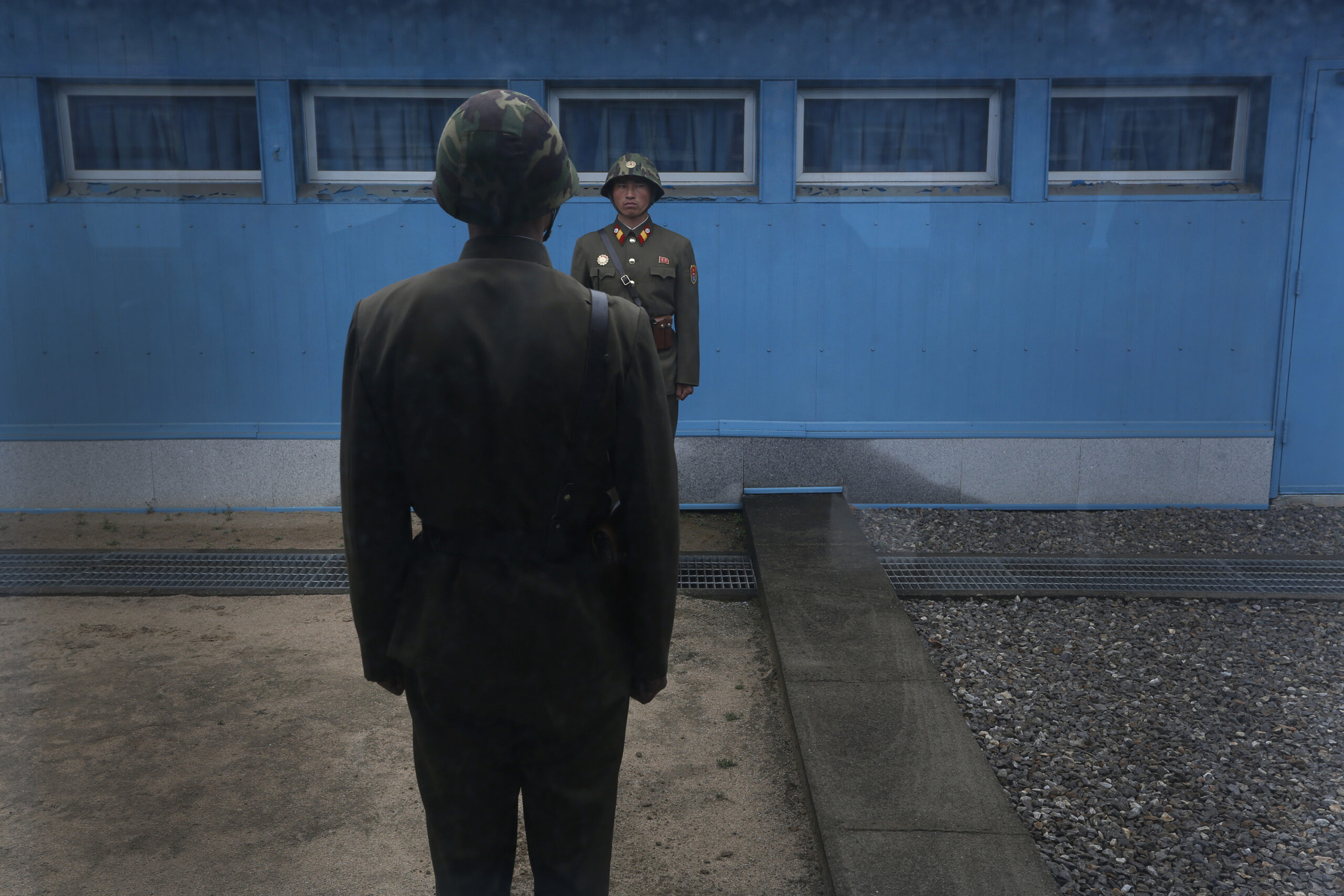 North Korean soldier defects by walking across border to South Korea