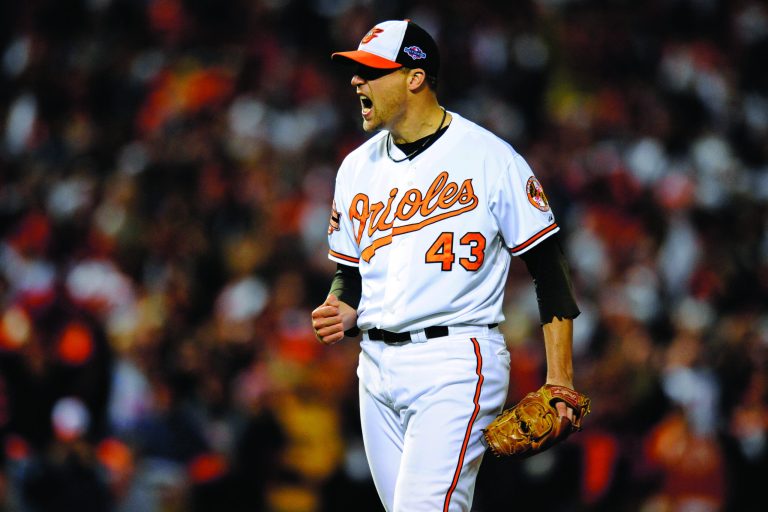 Nick Wass/AP
Baltimore Orioles closer Jim Johnson earned the save in Monday's Game 2 win over the New York Yankees.