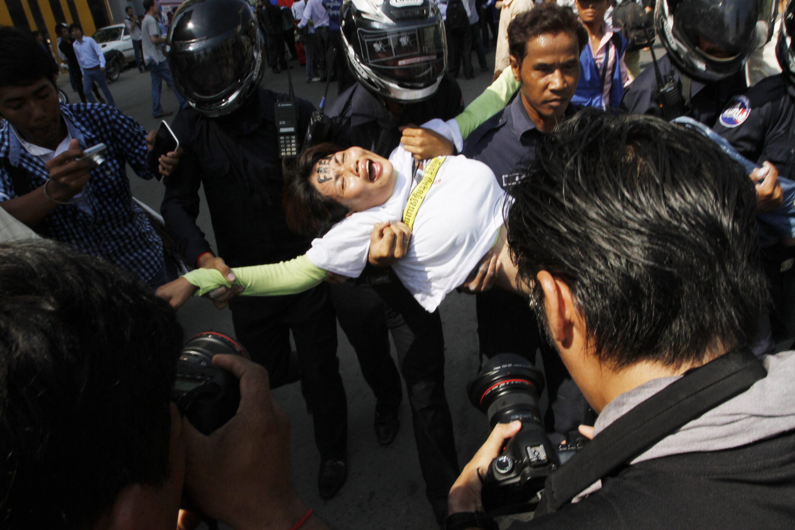 Trial of Cambodian labor activists begins