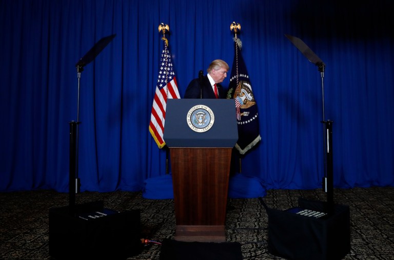 Ambiguity could very likely be the fruit of an indecisive president or a divided administration. (AP Photo/Alex Brandon)