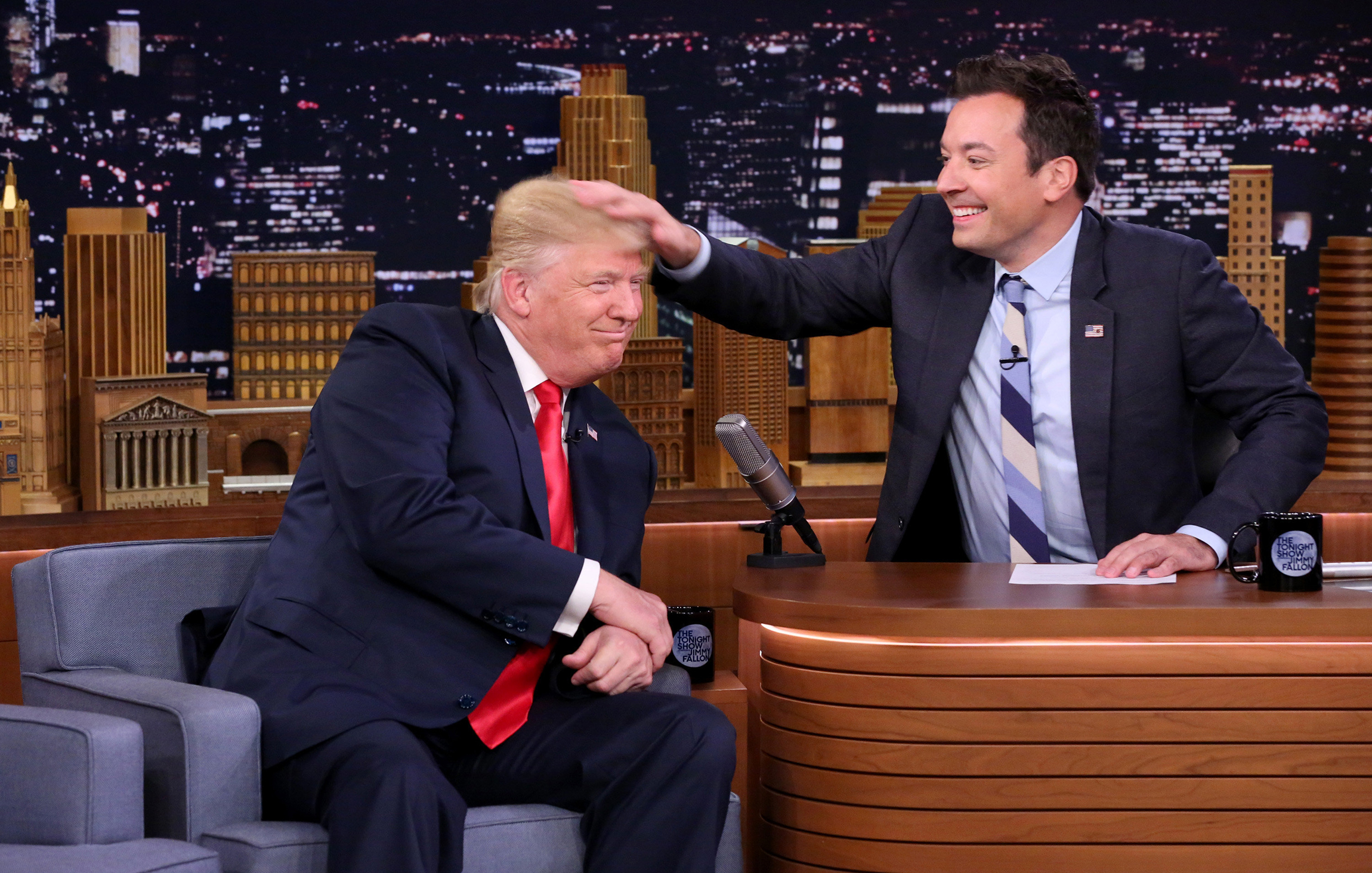 Trump slams Jimmy Fallon for not being ‘a man’ after hair interview