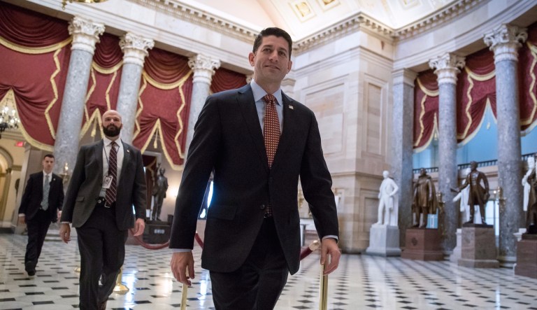 It will be a busy week for Republicans in both the House and Senate, with the lower chamber focused on pushing its tax reform agenda through Congress and the upper chamber focused on seating President Trump's Cabinet nominees. (AP Photo/J. Scott Applewhite)