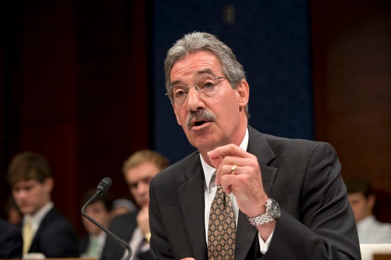 J. Scott Applewhite/AP
Deputy Attorney General James Cole testifies on Capitol Hill in Washington on Tuesday.