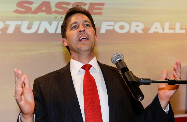 Republican Senator-elect Ben Sasse is lobbying an anti-Trump Democratic congressman to put aside their partisan differences and attend the president-elect's inauguration next week. (AP Photo/Nati Harnik)