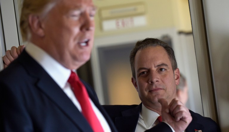 According to a recent report, President Trump has been venting about current White House chief of staff John Kelly to none other than his former White House chief of staff Reince Priebus. (AP Photo/Susan Walsh)
