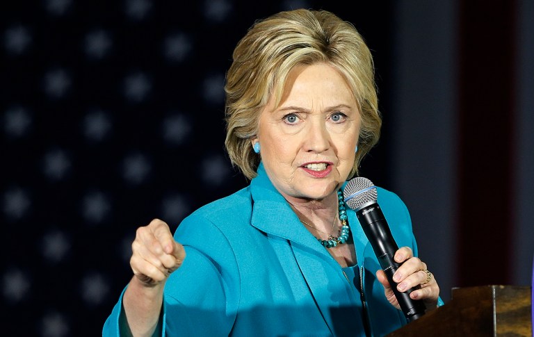 In 2005, while still a New York senator, Clinton introduced legislation that would make flag burning illegal. (AP Photo/John Locher, File)