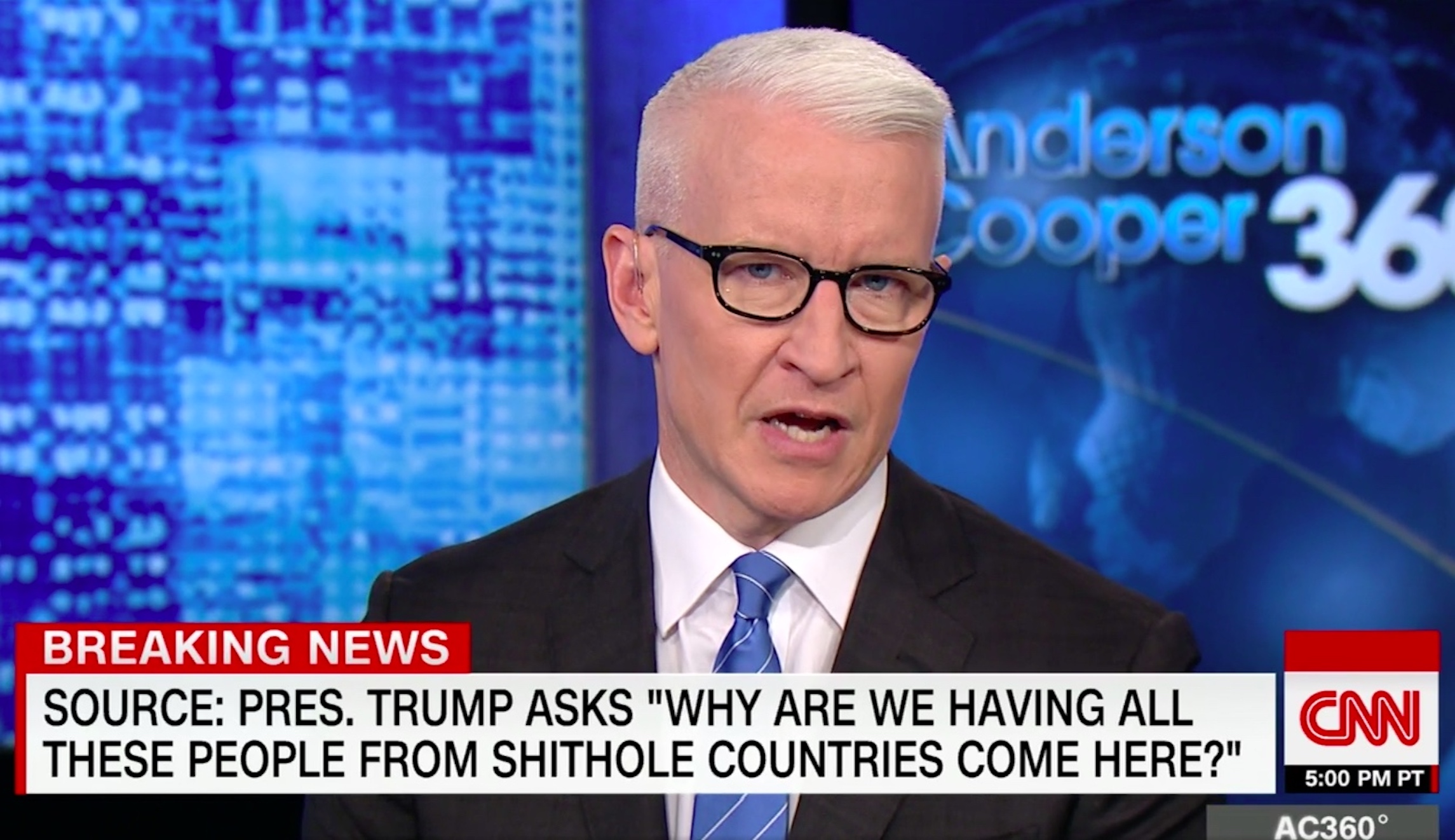 CNN employees pile on, accuse Trump of racism in response to ‘shithole’ remark