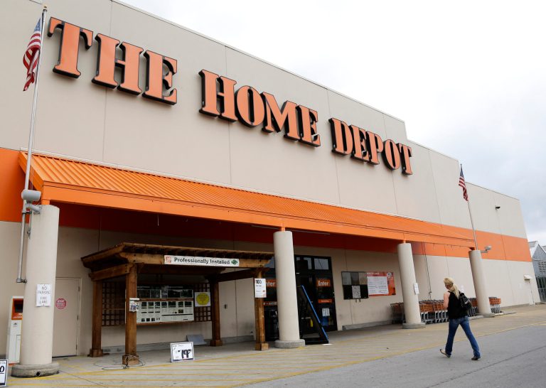 This Aug. 14, 2012 file photo shows a Home Depot store in Nashville, Tenn. On Tuesday, Sept. 2, 2014, the home improvement retailer said that it's looking into 