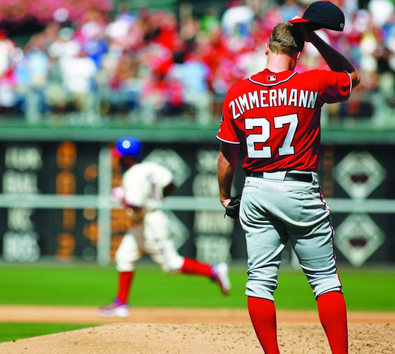 H. Rumph Jr/AP
Jordan Zimmermann and the Nats were swept in Philadelphia over the weekend.
