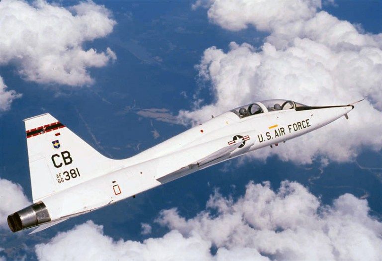 The winner of the T-X trainer competition will replace the Air Force's T-38 Talon trainer. (Air Force photo)