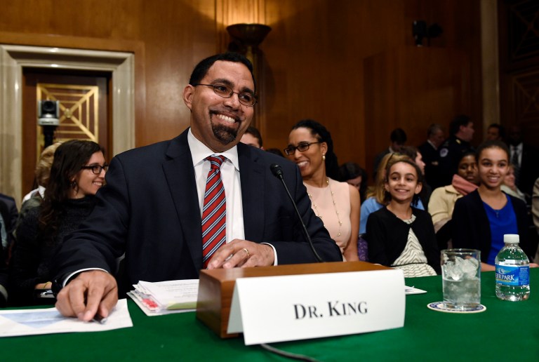 John King was confirmed in a 49-40 vote, despite opposition from conservative Republicans. (AP Photo/Susan Walsh)