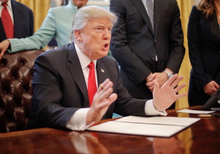 Trump's executive order is 