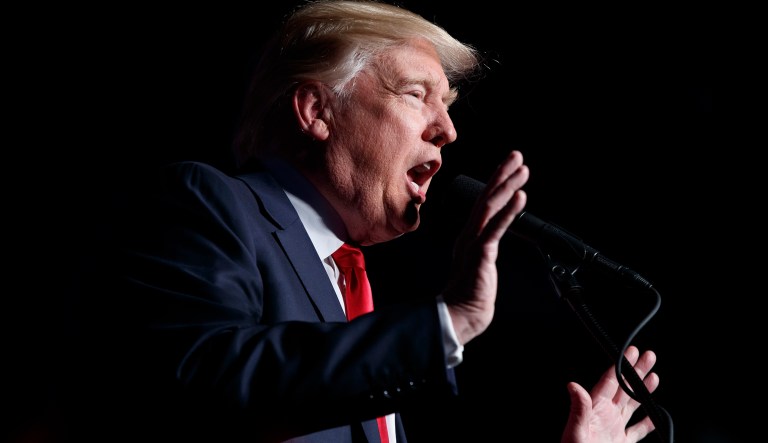 The briefings were timed to occur around when each presidential candidate was to receive classified intelligence information. Trump's first intelligence briefing as the GOP nominee was Aug. 17, 2016. (AP Photo/Evan Vucci)