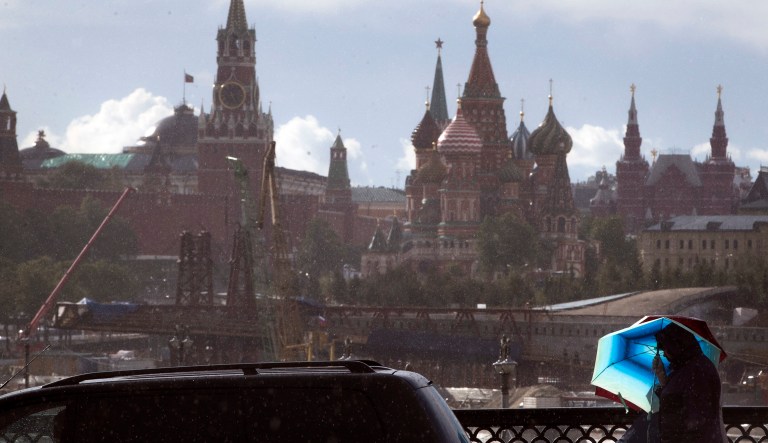 Lawmakers will weigh adopting the sanctions as Congress begins to delve deeper into Russia's efforts to undermine the presidential election and whether Russian operatives collaborated with officials working for President Trump's campaign. (AP Photo/Pavel Golovkin)