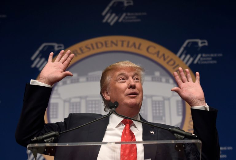 Donald Trump has gone back and forth on whether he'd been open to an independent bid since Republican contenders first began attacking him in late June. (AP Photo/Susan Walsh)