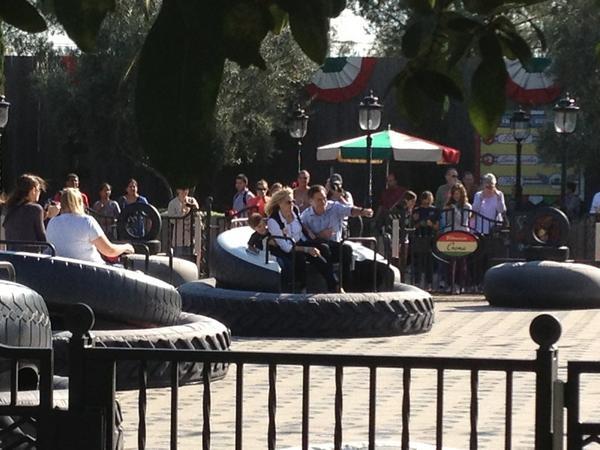 Mitt Romney spotted at Disneyland