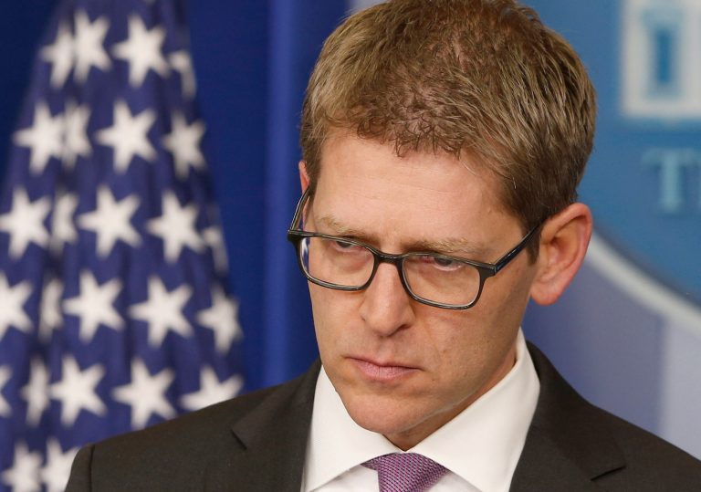 Former White House spokesman Jay Carney is going to bat for new employer Amazon over an unflattering article in the New York Times.Â (AP file photo/Charles Dharapak)