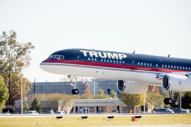 Speaking with airline and airport executives, some representing Airports Council International — North America (ACI-NA), about issues unrelated to his travel ban, Trump 