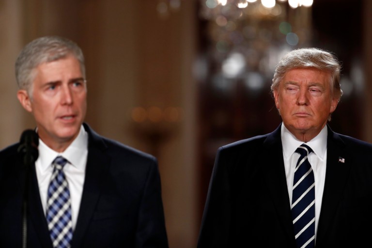 Gorsuch has already registered a healthy independence from a sometimes petulant president. (AP Photo/Carolyn Kaster)