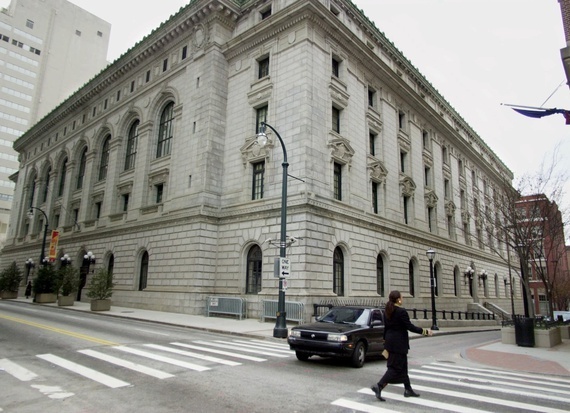 The 11th Circuit U.S. Court of Appeals building in Atlanta, Georgia. Its territory comprises the highest percentage of blacks of any federal judicial circuit in the country. (John Bazemore/Associated Press)