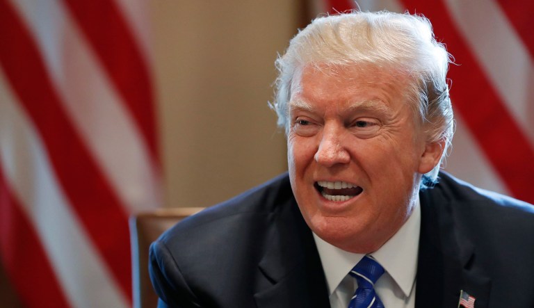 President Trump said no deal was reached with top Democratic leaders to exclude the border wall from a deal on the DACA program. 