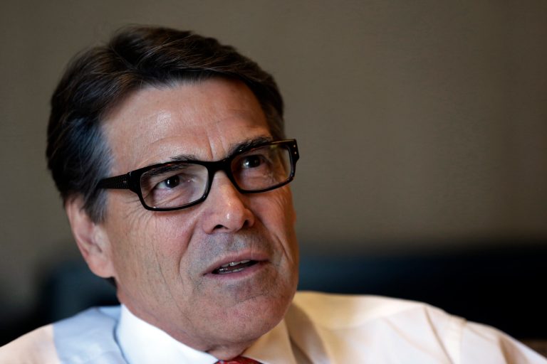 Texas Gov. Rick Perry and dozens of business and environmental groups support creating the State Water Infrastructure Fund. (AP/Reed Saxon)