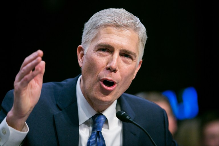 Here are a few ideas as to how Gorsuch is making it hard for Senate Democrats to filibuster or vote no. (Graeme Jennings/Washington Examiner)