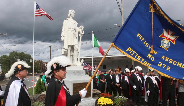 The Left's attempts this year to whitewash history, magnifying a man's flaws over his positive contributions, is not only disingenuous but ridiculous. (Dave Scherbenco/The Citizens' Voice via AP)